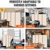 image:imageVEVOR Room Divider 3 Panel Room Divider Folding Privacy Screen and Portable Partition Divider for Room Separation Freestanding Room Partitions for Office Bedroom BlackBeige