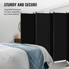 image:imageVEVOR Room Divider 3 Panel Room Divider Folding Privacy Screen and Portable Partition Divider for Room Separation Freestanding Room Partitions for Office Bedroom BlackBlack