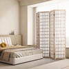 image:imageVEVOR Room Divider 6 Panel Japanese Room Divider Folding Privacy Screen Indoor Portable Partition Dividers and Decoration Screens for Room Separation Home Office Restaurant amp Bedroom BlackNatural