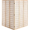 image:imageVEVOR Room Divider 6 Panel Japanese Room Divider Folding Privacy Screen Indoor Portable Partition Dividers and Decoration Screens for Room Separation Home Office Restaurant amp Bedroom BlackNatural