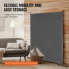 image:imageVEVOR Room Divider Single Panel Room Divider 6FT Privacy Screen Indoor Partition Divider for Room Separation Freestanding Room Divider Panel for Office Bedroom BlackGrey