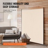 image:imageVEVOR Room Divider Single Panel Room Divider 6FT Privacy Screen Indoor Partition Divider for Room Separation Freestanding Room Divider Panel for Office Bedroom BlackBeige