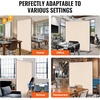 image:imageVEVOR Room Divider Single Panel Room Divider 6FT Privacy Screen Indoor Partition Divider for Room Separation Freestanding Room Divider Panel for Office Bedroom BlackBeige
