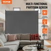 image:imageVEVOR Room Divider Single Panel Room Divider 6FT Privacy Screen Indoor Partition Divider for Room Separation Freestanding Room Divider Panel for Office Bedroom BlackGrey