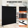 image:imageVEVOR Room Divider Single Panel Room Divider 6FT Privacy Screen Indoor Partition Divider for Room Separation Freestanding Room Divider Panel for Office Bedroom BlackBlack