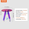 image:imageVEVOR Round Iridescent Side Table Acrylic End Table Clear Rainbow Acrylic Coffee Table for Drink Food Snack Used in Living Room Bedroom and StudyRainbow
