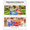 image:imageVEVOR Sensory Table for Toddlers Kids Activity with 3 Foldable Storage Bins amp DoubleSided Board IndoorOutdoor Play Sand and Water Table Wooden Kids Sensory for Drawing StudyingKids 2Station Sand and Water Adjustable Play Table with Detachable Storage Bins