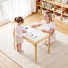 image:imageVEVOR Sensory Table for Toddlers Kids Activity with 3 Foldable Storage Bins amp DoubleSided Board IndoorOutdoor Play Sand and Water Table Wooden Kids Sensory for Drawing StudyingStorage BinsFolding Leg