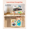 image:imageVEVOR Sensory Table for Toddlers Kids Activity with 3 Foldable Storage Bins amp DoubleSided Board IndoorOutdoor Play Sand and Water Table Wooden Kids Sensory for Drawing StudyingPaper Roll HolderMulti Functional Easel