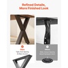 image:imageVEVOR Set of 2 Steel Table Legs 28 Height 31 Wide Dining Table LegsHeavy Duty 31 Square Box Section X Frame Table Legs28x31x31 Inch Black Color Industrial Country Style Metal Dining LegsBlack