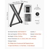 image:imageVEVOR Set of 2 Steel Table Legs 28 Height 31 Wide Dining Table LegsHeavy Duty 31 Square Box Section X Frame Table Legs28x31x31 Inch Black Color Industrial Country Style Metal Dining LegsBlack