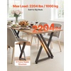 image:imageVEVOR Set of 2 Steel Table Legs 28 Height 31 Wide Dining Table LegsHeavy Duty 31 Square Box Section X Frame Table Legs28x31x31 Inch Black Color Industrial Country Style Metal Dining LegsBlack