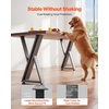 image:imageVEVOR Set of 2 Steel Table Legs 28 Height 31 Wide Dining Table LegsHeavy Duty 31 Square Box Section X Frame Table Legs28x31x31 Inch Black Color Industrial Country Style Metal Dining LegsBlack