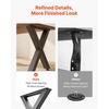 image:imageVEVOR Set of 2 Steel Table Legs 28 Height 31 Wide Dining Table LegsHeavy Duty 31 Square Box Section X Frame Table Legs28x31x31 Inch Black Color Industrial Country Style Metal Dining LegsBlack