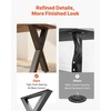 image:imageVEVOR Set of 2 Steel Table Legs 28 Height 31 Wide Dining Table LegsHeavy Duty 31 Square Box Section X Frame Table Legs28x31x31 Inch Black Color Industrial Country Style Metal Dining LegsBlack