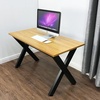 image:imageVEVOR Set of 2 Steel Table Legs 28 Height 31 Wide Dining Table LegsHeavy Duty 31 Square Box Section X Frame Table Legs28x31x31 Inch Black Color Industrial Country Style Metal Dining LegsBlack