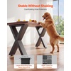 image:imageVEVOR Set of 2 Steel Table Legs 28 Height 31 Wide Dining Table LegsHeavy Duty 31 Square Box Section X Frame Table Legs28x31x31 Inch Black Color Industrial Country Style Metal Dining LegsBlack