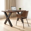 image:imageVEVOR Set of 2 Steel Table Legs 28 Height 31 Wide Dining Table LegsHeavy Duty 31 Square Box Section X Frame Table Legs28x31x31 Inch Black Color Industrial Country Style Metal Dining LegsBlack