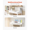 image:imageVEVOR Small Desk with Drawers Kids Desk for Bedroom Wooden Simple Study Table for Drawing Reading Writing Rectangle MDF Furniture Study Storage Table for Home Office White  Wood3937D x 1890W x 2957H