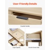 image:imageVEVOR Small Desk with Drawers Kids Desk for Bedroom Wooden Simple Study Table for Drawing Reading Writing Rectangle MDF Furniture Study Storage Table for Home Office White  Wood3425D x 1555W x 2957H