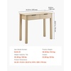 image:imageVEVOR Small Desk with Drawers Kids Desk for Bedroom Wooden Simple Study Table for Drawing Reading Writing Rectangle MDF Furniture Study Storage Table for Home Office White  Wood3425D x 1555W x 2957H
