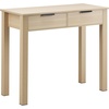 image:imageVEVOR Small Desk with Drawers Kids Desk for Bedroom Wooden Simple Study Table for Drawing Reading Writing Rectangle MDF Furniture Study Storage Table for Home Office White  Wood3425D x 1555W x 2957H