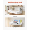 image:imageVEVOR Small Desk with Drawers Kids Desk for Bedroom Wooden Simple Study Table for Drawing Reading Writing Rectangle MDF Furniture Study Storage Table for Home Office White  Wood3898D x 2008W x 3012H