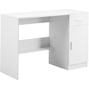 image:imageVEVOR Small Desk with Drawers Kids Desk for Bedroom Wooden Simple Study Table for Drawing Reading Writing Rectangle MDF Furniture Study Storage Table for Home Office White  Wood4134D x 1732W x 2957H