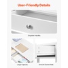 image:imageVEVOR Small Desk with Drawers Kids Desk for Bedroom Wooden Simple Study Table for Drawing Reading Writing Rectangle MDF Furniture Study Storage Table for Home Office White  Wood3937D x 1890W x 2957H