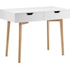 image:imageVEVOR Small Desk with Drawers Kids Desk for Bedroom Wooden Simple Study Table for Drawing Reading Writing Rectangle MDF Furniture Study Storage Table for Home Office White  Wood3898D x 2008W x 3012H