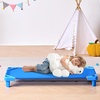 image:imageVEVOR Stackable Kiddie Cot 6 Pack Portable Toddler Nap Cots Standard Size 52 L x 23 W Daycare Cots for Kids Preschool Classroom Daycare Beds for Sleeping Resting Naptime Blue52 L x 23 W  6Pcs