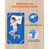 image:imageVEVOR Stackable Kiddie Cot 6 Pack Portable Toddler Nap Cots Standard Size 52 L x 23 W Daycare Cots for Kids Preschool Classroom Daycare Beds for Sleeping Resting Naptime Blue40 L x 23 W  6Pcs