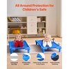 image:imageVEVOR Stackable Kiddie Cot 6 Pack Portable Toddler Nap Cots Standard Size 52 L x 23 W Daycare Cots for Kids Preschool Classroom Daycare Beds for Sleeping Resting Naptime Blue52 L x 23 W  6Pcs