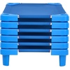 image:imageVEVOR Stackable Kiddie Cot 6 Pack Portable Toddler Nap Cots Standard Size 52 L x 23 W Daycare Cots for Kids Preschool Classroom Daycare Beds for Sleeping Resting Naptime Blue40 L x 23 W  6Pcs