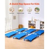 image:imageVEVOR Stackable Kiddie Cot 6 Pack Portable Toddler Nap Cots Standard Size 52 L x 23 W Daycare Cots for Kids Preschool Classroom Daycare Beds for Sleeping Resting Naptime Blue52 L x 23 W  6Pcs