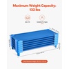 image:imageVEVOR Stackable Kiddie Cot 6 Pack Portable Toddler Nap Cots Standard Size 52 L x 23 W Daycare Cots for Kids Preschool Classroom Daycare Beds for Sleeping Resting Naptime Blue52 L x 23 W  6Pcs