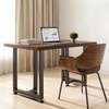 image:imageVEVOR Table Legs 291 H x 177 W Square T Shape Steel Furniture Legs Modular Design Easy Assembly 2204 lbs Max Load Heavy Duty for Home Office Desk Dinner Table Workbenches Set of 2 Black