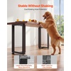 image:imageVEVOR Table Legs 291 H x 177 W Square T Shape Steel Furniture Legs Modular Design Easy Assembly 2204 lbs Max Load Heavy Duty for Home Office Desk Dinner Table Workbenches Set of 2 Black