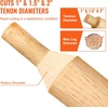 image:imageVEVOR Tenon Cutter 1254mm amp 1538mm amp 2508mm Premium Aluminum amp Steel Log Furniture Cutter with Dual Curved Blades amp Button Screws Home Master Kit Commercial Starters Tool for Home DIYStraight Blade10 15  20in