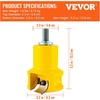 image:imageVEVOR Tenon Cutter 1254mm amp 1538mm amp 2508mm Premium Aluminum amp Steel Log Furniture Cutter with Dual Curved Blades amp Button Screws Home Master Kit Commercial Starters Tool for Home DIYCurved Blade15 in