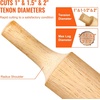 image:imageVEVOR Tenon Cutter 1254mm amp 1538mm amp 2508mm Premium Aluminum amp Steel Log Furniture Cutter with Dual Curved Blades amp Button Screws Home Master Kit Commercial Starters Tool for Home DIYCurved Blade10 15  20in