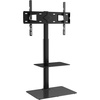 image:imageVEVOR Universal TV Mount for 3255 inch TVs Height Adjustable Swivel Stand with Tempered Glass Base for Bedroom Living Room3265inch