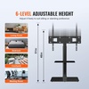 image:imageVEVOR Universal TV Mount for 3255 inch TVs Height Adjustable Swivel Stand with Tempered Glass Base for Bedroom Living Room3265inch