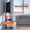 image:imageVEVOR Universal TV Mount for 3255 inch TVs Height Adjustable Swivel Stand with Tempered Glass Base for Bedroom Living Room3265inch