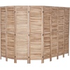 image:imageVEVOR Wood Room Divider 4 Panel Folding Privacy Screen 669 Inches Tall Indoor Wooden Partition Portable Decoration Screen for Room Separation Home Office Restaurant amp Bedroom Light GreyNatural