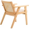 image:imageVEVOR Wooden Folding Chairs with Cushion Set of 2 Portable Foldable Cushion Chair with Wooden Frame Modern Padded Dining Chair for Kitchen Office Wedding Party Dining Room Easy Assembly BeigeNatural