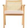 image:imageVEVOR Wooden Folding Chairs with Cushion Set of 2 Portable Foldable Cushion Chair with Wooden Frame Modern Padded Dining Chair for Kitchen Office Wedding Party Dining Room Easy Assembly BeigeNatural