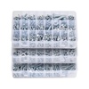image:imageVEVOR 1110 Pcs Bolts and Nuts Assortment Kit Imperial Machine Screws and Flat Washers Stainless Steel 1024832256632440 for FurnitureEquipmentVehicle Assembly Silver2 250 PCS  Metric  Imperial