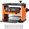 image:imageVEVOR 13Inch Spiral Thickness Planer Woodworking Power Benchtop Planer with 2000W 23500 RPM Powerful Motor Single Speed for Hard amp Soft Wood MaterialSingle Speed 3 Blade