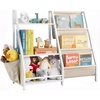 image:imageVEVOR 3Tier Kids Bookshelf Toy Storage Organizer for Toddler Book Shelf for Kids Rooms with Sling Book Rack and Storage Bag Kids Storage Book Shelves for Kids Room Playroom Kindergarten NurseryKids Bookshelf with Toy Storage